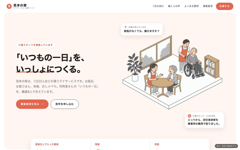 介護 × 見取り図