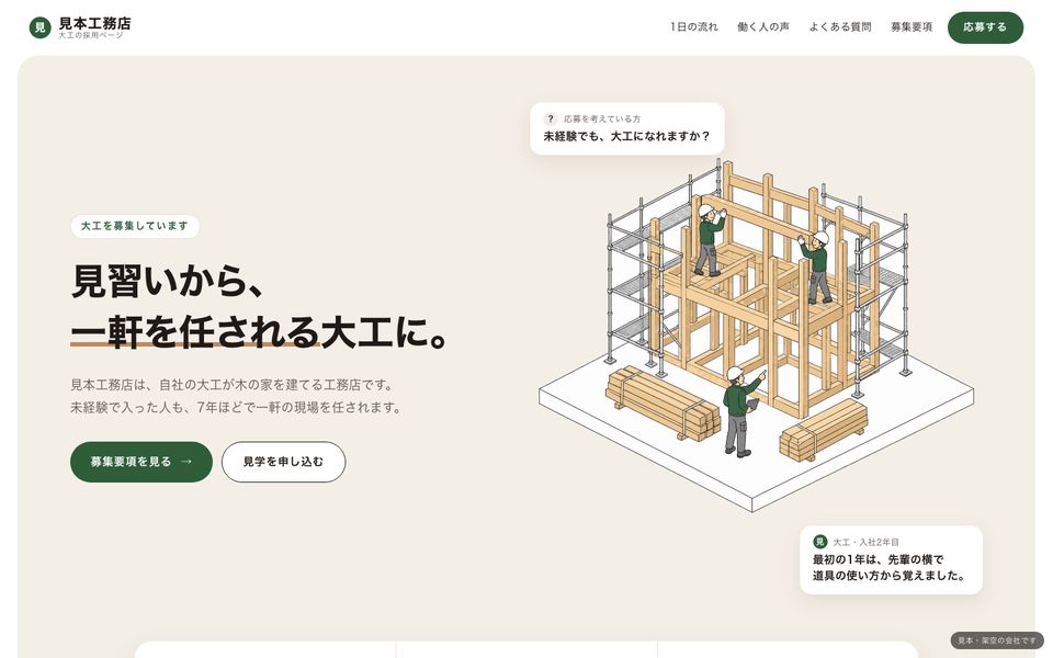 建設 × 見取り図