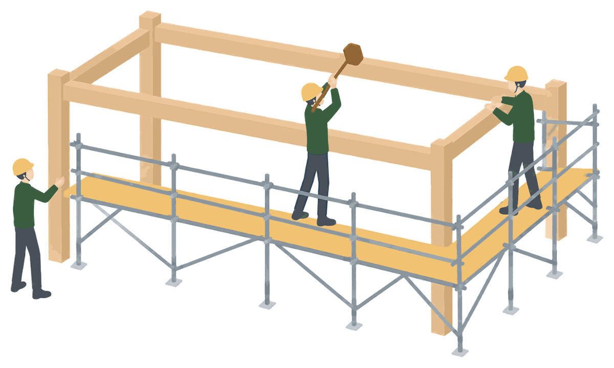 建て方の絵